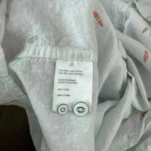 Weatherproof button up shirt.  Men’s size XXL.  Washable linen fabric. - Picture 4 of 5